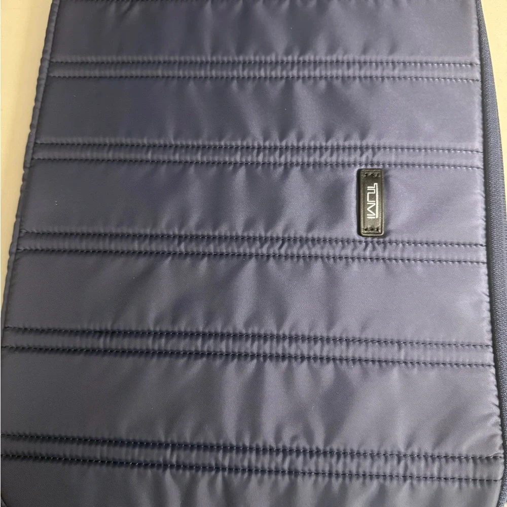 TUMI Quilted Blue Tablet Sleeve